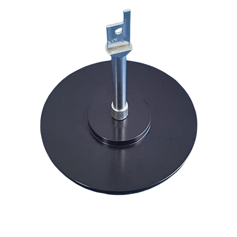 EBIEFLY DIY UVC Reciprocating Saw Machines Large Adapter Suction Cup Attachments Connector Fit for Reciprocating Saws Tools Aluminium Smooth Surface 12cm/4.7in Diameter (Black Large) - Image 1